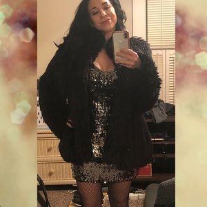 BRAND NEW Faux Fur Llama Jacket